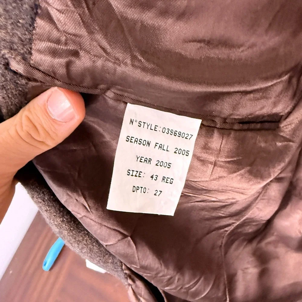 Vintage Brooks Brothers 346 Mens Wool Sport Coat Blazer 43R‎ Brown Academia READ